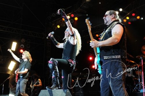 Twisted Sister live concert photo by Wayne Dennon