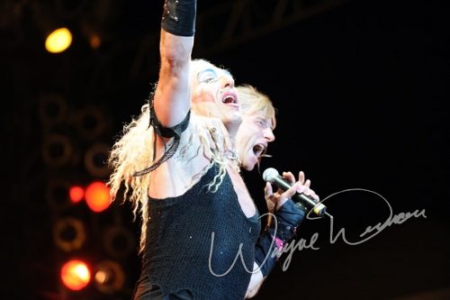 Twisted Sister live concert photo by Wayne Dennon
