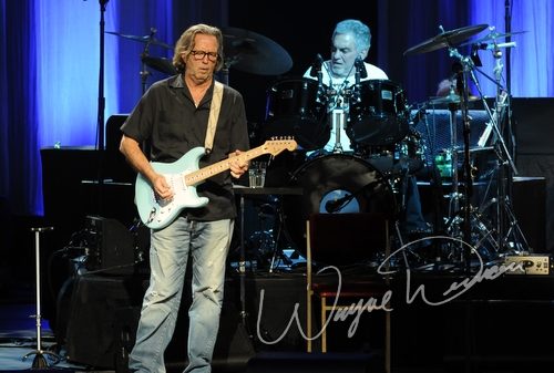 Eric Clapton concert photo by Wayne Dennon