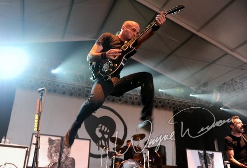 Rise Against live concert photo by Wayne Dennon