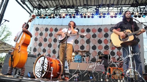 The Avett Brothers live concert photo by Wayne Dennon