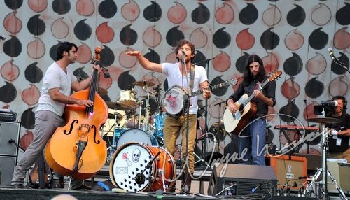 The Avett Brothers live concert photo by Wayne Dennon