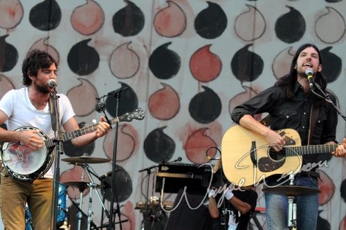 The Avett Brothers live concert photo by Wayne Dennon