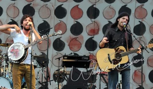 The Avett Brothers live concert photo by Wayne Dennon