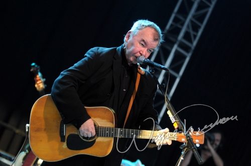 John Prine live concert photo by Wayne Dennon