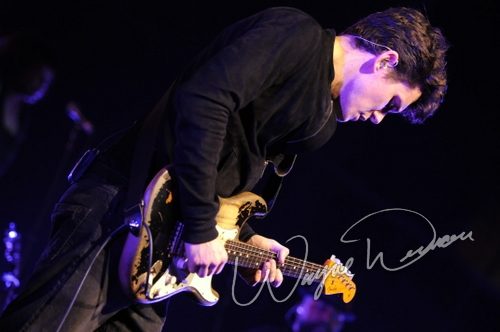John Mayer concert photo by Wayne Dennon