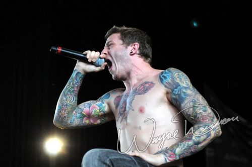 Atreyu live concert photo by Wayne Dennon