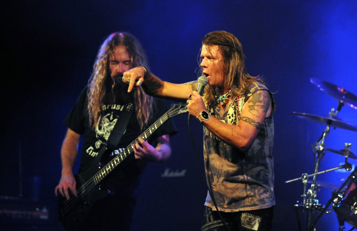 Thruster live concert photo by Wayne Dennon