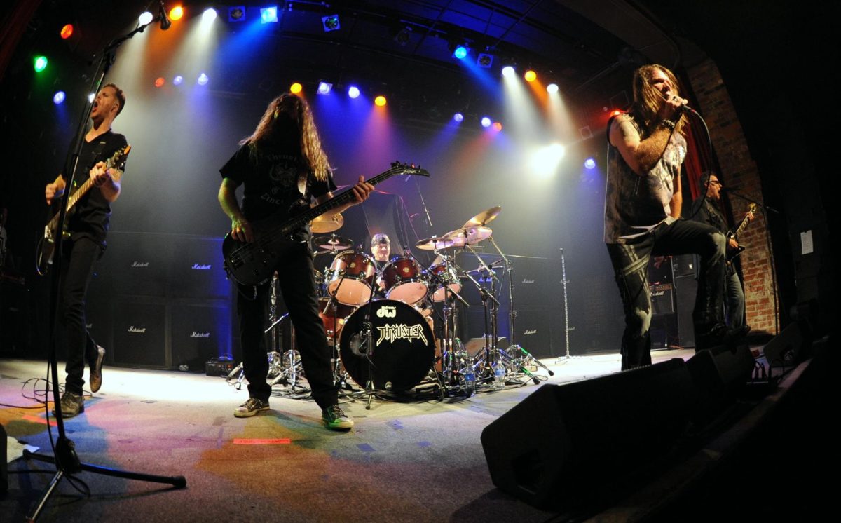 Thruster live concert photo by Wayne Dennon