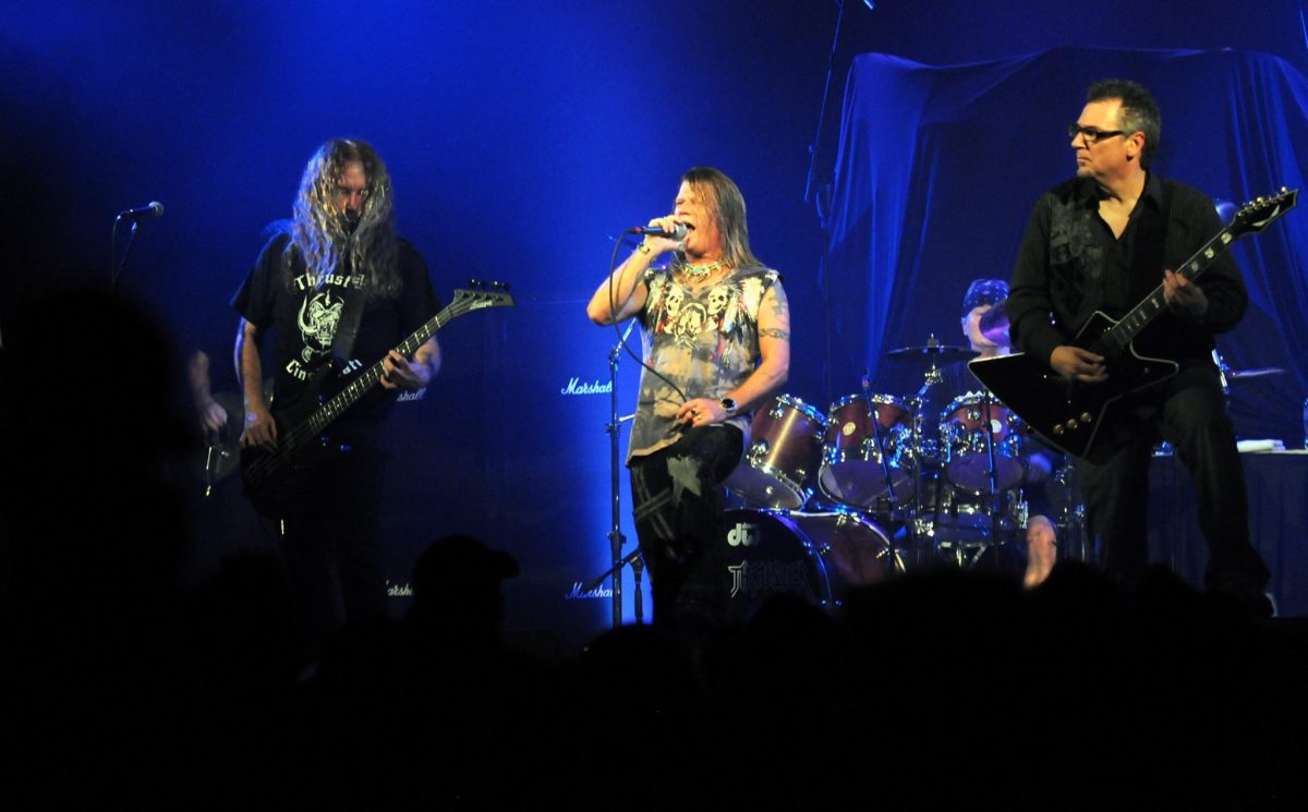 Thruster live concert photo by Wayne Dennon