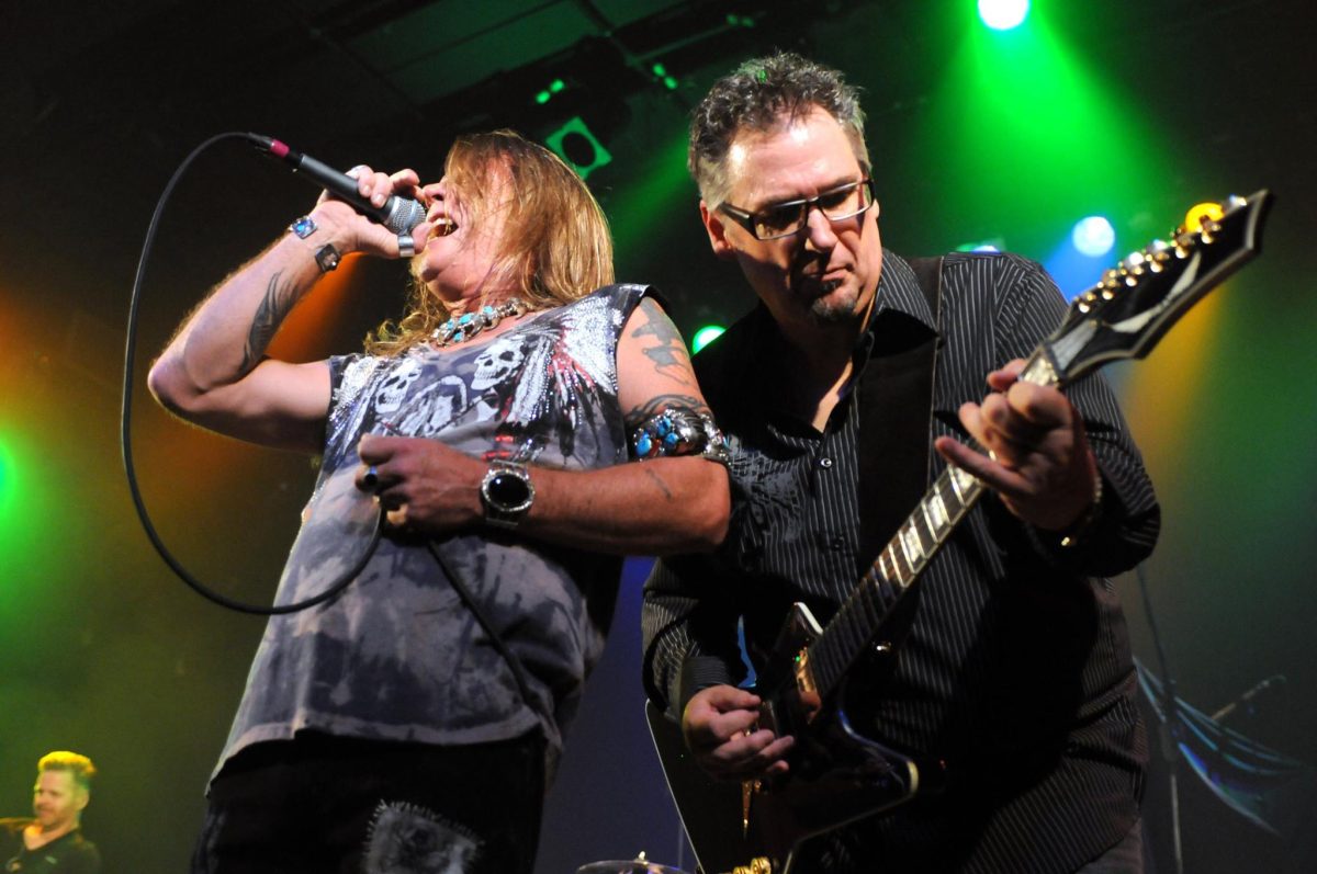 Thruster live concert photo by Wayne Dennon
