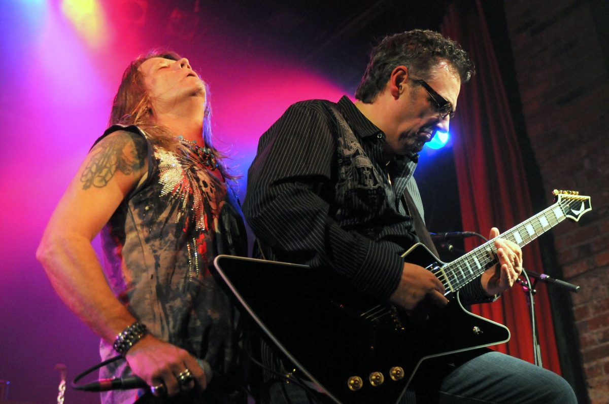 Thruster live concert photo by Wayne Dennon