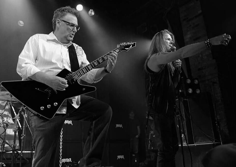 Thruster live concert photo by Wayne Dennon