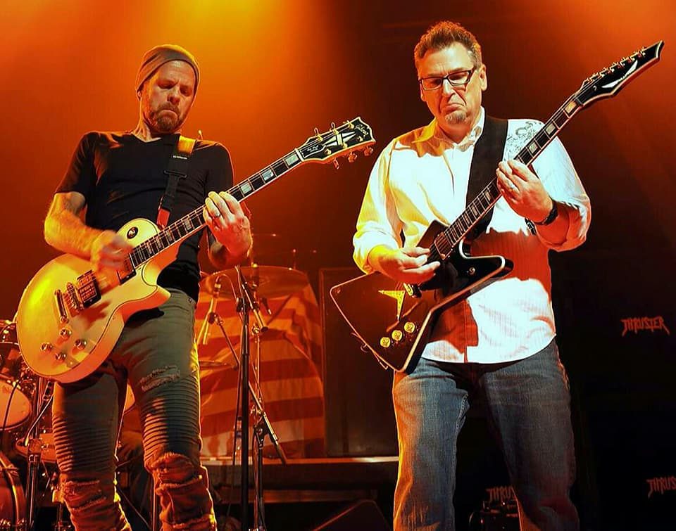 Thruster live concert photo by Wayne Dennon