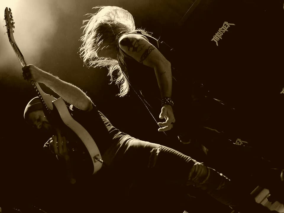 Thruster live concert photo by Wayne Dennon
