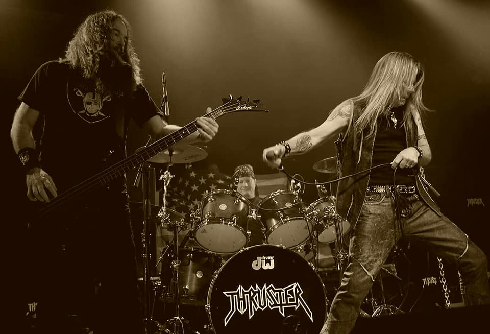 Thruster live concert photo by Wayne Dennon