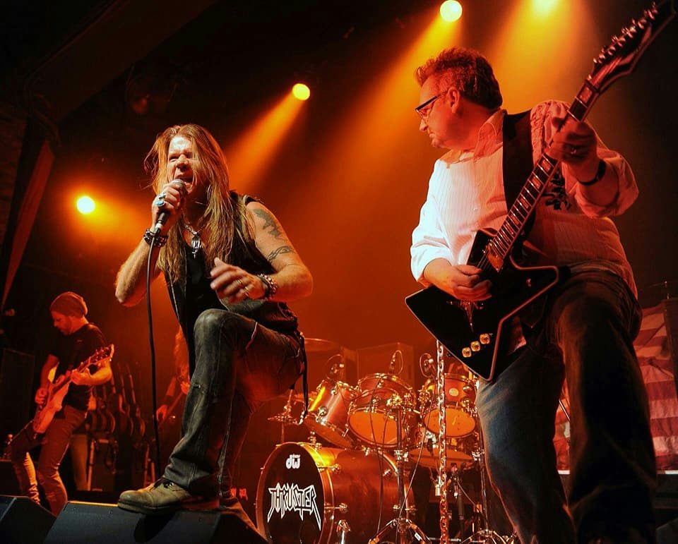 Thruster live concert photo by Wayne Dennon