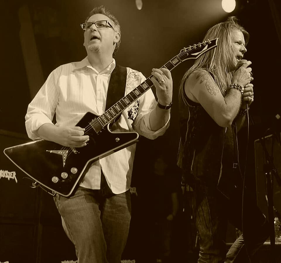 Thruster live concert photo by Wayne Dennon
