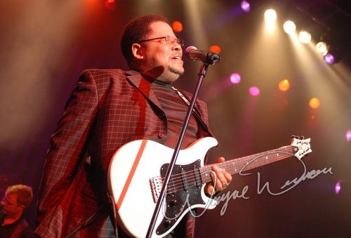 James Brown Band concert photo by Wayne Dennon