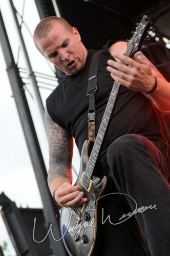 Red concert photo by Wayne Dennon
