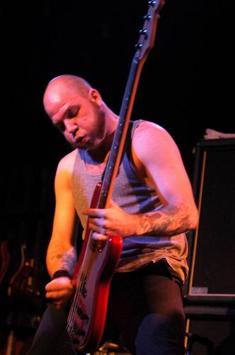 Andrew W.K. at Bogart's Cincinnati, OH on November 6, 2003 &mdash; concert photo by Wayne Dennon