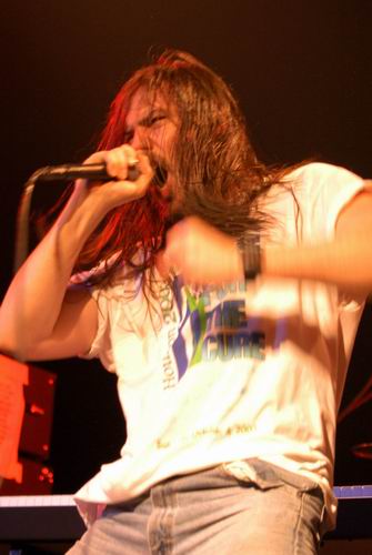 Andrew W.K. at Bogart's Cincinnati, OH on November 6, 2003 &mdash; concert photo by Wayne Dennon