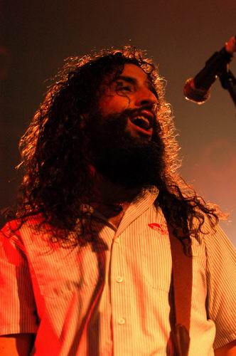 Andrew W.K. at Bogart's Cincinnati, OH on November 6, 2003 &mdash; concert photo by Wayne Dennon