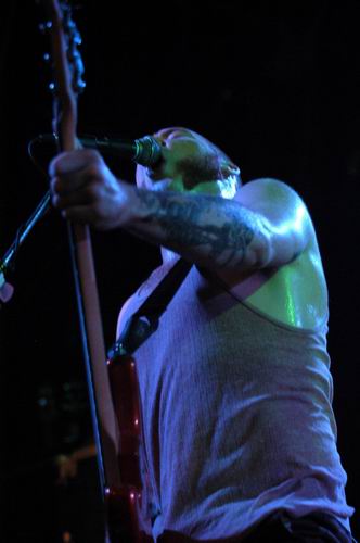 Andrew W.K. at Bogart's Cincinnati, OH on November 6, 2003 &mdash; concert photo by Wayne Dennon