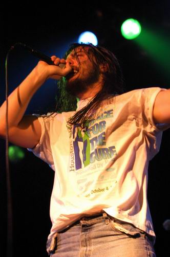 Andrew W.K. at Bogart's Cincinnati, OH on November 6, 2003 &mdash; concert photo by Wayne Dennon