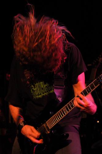 Andrew W.K. at Bogart's Cincinnati, OH on November 6, 2003 &mdash; concert photo by Wayne Dennon