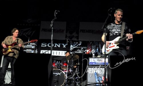 Stu Hamm at NAMM Show 2008 Anaheim, CA on January 19, 2008 &mdash; concert photo by Wayne Dennon