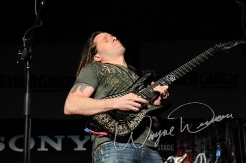 Rusty Cooley at NAMM Show 2008 Anaheim, CA on January 19, 2008 &mdash; concert photo by Wayne Dennon