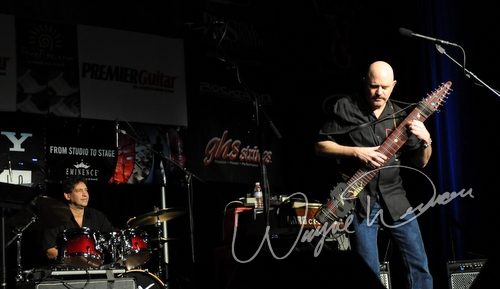 Steve Adelson at NAMM Show 2008 Anaheim, CA on January 19, 2008 &mdash; concert photo by Wayne Dennon
