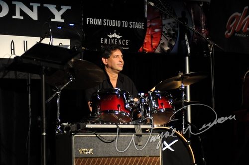 Danny Gottlieb at NAMM Show 2008 Anaheim, CA on January 19, 2008 &mdash; concert photo by Wayne Dennon