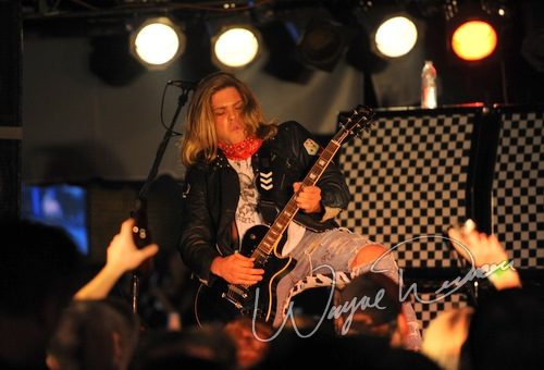 Nigel Dupree Band at Annie's Cincinnati, OH on February 21, 2009 &mdash; concert photo by Wayne Dennon