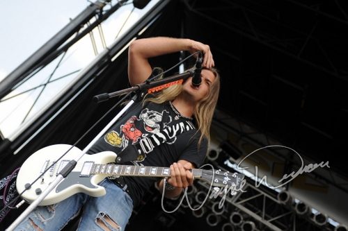 Nigel Dupree Band at Catch the Fever festival grounds Pryor, OK on May 29, 2010 &mdash; concert photo by Wayne Dennon