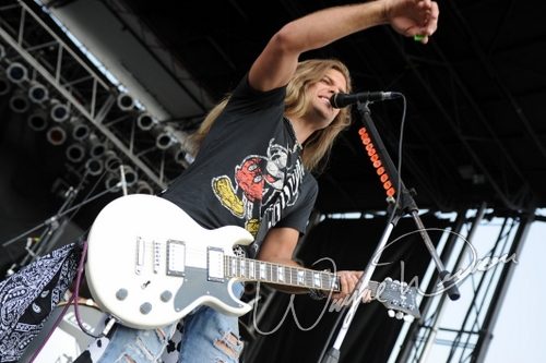 Nigel Dupree Band at Catch the Fever festival grounds Pryor, OK on May 29, 2010 &mdash; concert photo by Wayne Dennon