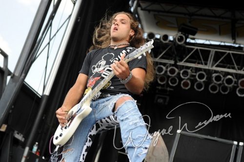 Nigel Dupree Band at Catch the Fever festival grounds Pryor, OK on May 29, 2010 &mdash; concert photo by Wayne Dennon