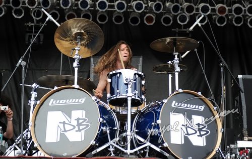 Nigel Dupree Band at Catch the Fever festival grounds Pryor, OK on May 29, 2010 &mdash; concert photo by Wayne Dennon