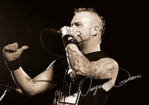 Five Finger Death Punch at The Valarium Knoxville, TN on May 6, 2008 &mdash; concert photo by Wayne Dennon