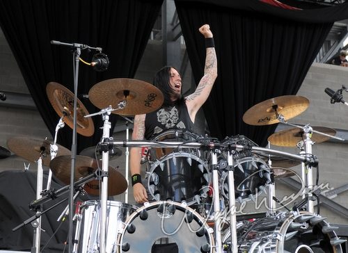 Five Finger Death Punch at Columbus Crew Stadium Columbus, OH on May 18, 2008 &mdash; concert photo by Wayne Dennon