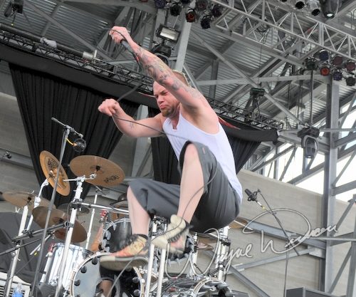 Five Finger Death Punch at Columbus Crew Stadium Columbus, OH on May 18, 2008 &mdash; concert photo by Wayne Dennon