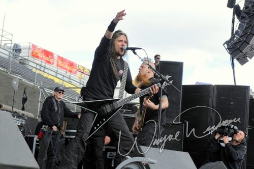Five Finger Death Punch at Columbus Crew Stadium Columbus, OH on May 18, 2008 &mdash; concert photo by Wayne Dennon