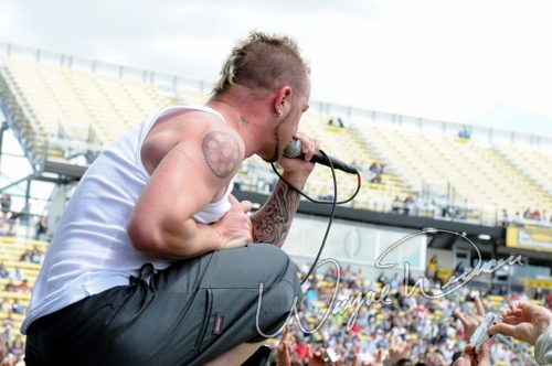 Five Finger Death Punch at Columbus Crew Stadium Columbus, OH on May 18, 2008 &mdash; concert photo by Wayne Dennon