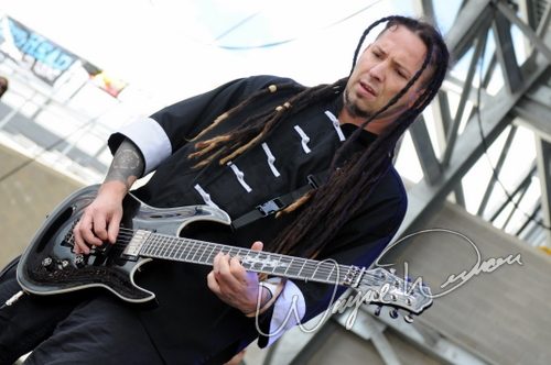 Five Finger Death Punch at Columbus Crew Stadium Columbus, OH on May 18, 2008 &mdash; concert photo by Wayne Dennon