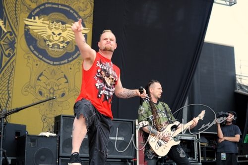 Five Finger Death Punch at Columbus Crew Stadium Columbus, OH on May 23, 2010 &mdash; concert photo by Wayne Dennon