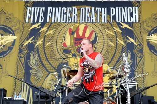 Five Finger Death Punch at Columbus Crew Stadium Columbus, OH on May 23, 2010 &mdash; concert photo by Wayne Dennon