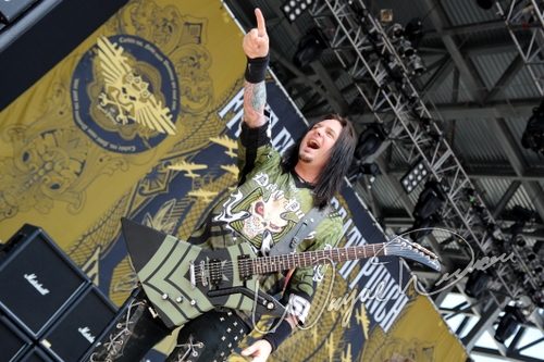Five Finger Death Punch at Columbus Crew Stadium Columbus, OH on May 23, 2010 &mdash; concert photo by Wayne Dennon