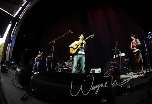 Jason Mraz at National City Pavilion Cincinnati, OH on May 25, 2008 &mdash; concert photo by Wayne Dennon