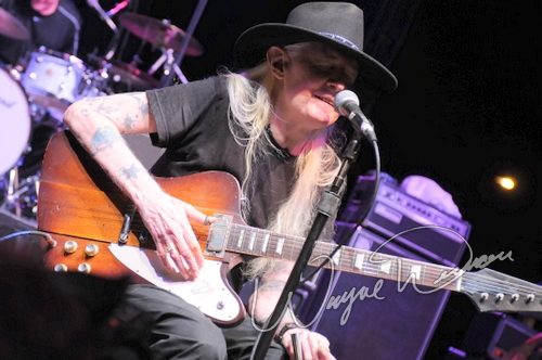 Johnny Winter at Gibson Custom Shop Nashville, TN on June 20, 2008 &mdash; concert photo by Wayne Dennon